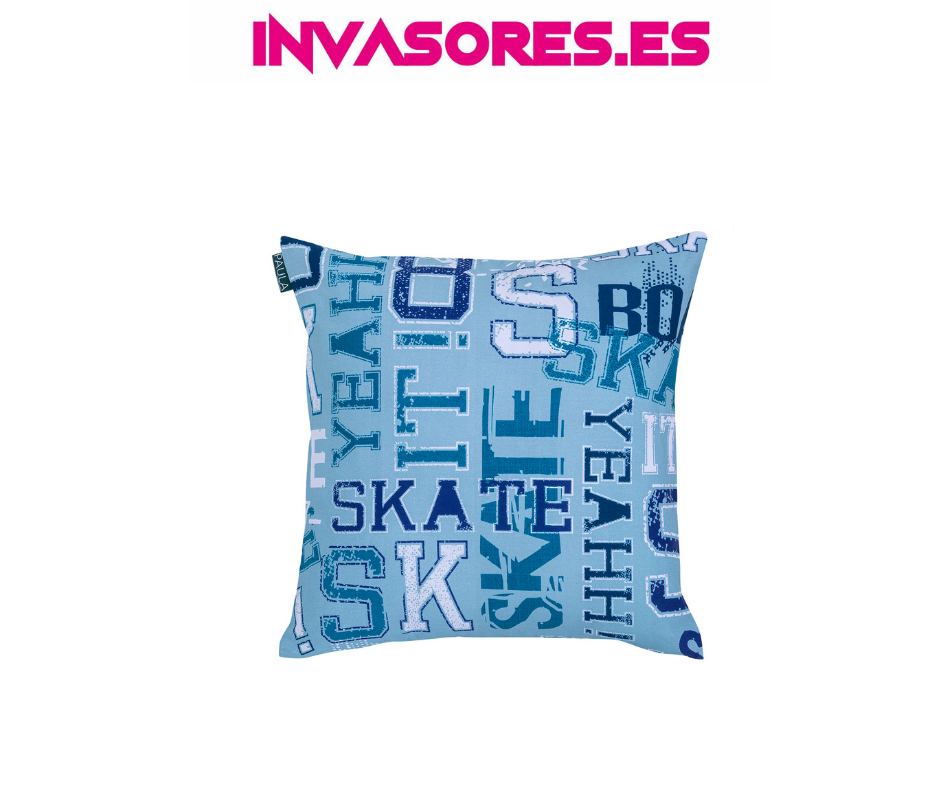 FUNDA COJIN INFANTIL SKATE