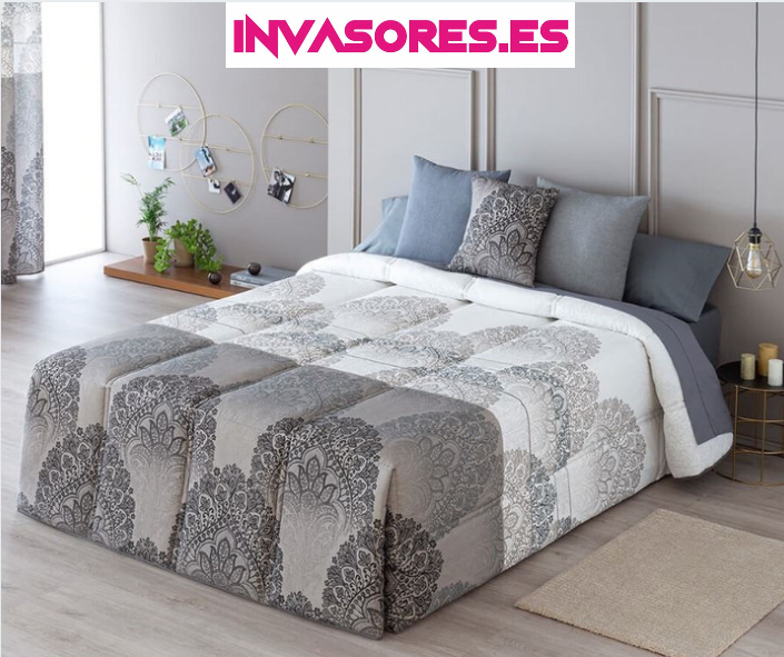 EDREDON CONFORT LUGO GRIS