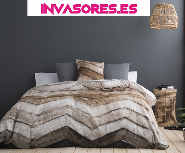 FUNDA NORDICA DRESDE 100% ALGODÓN MARRON