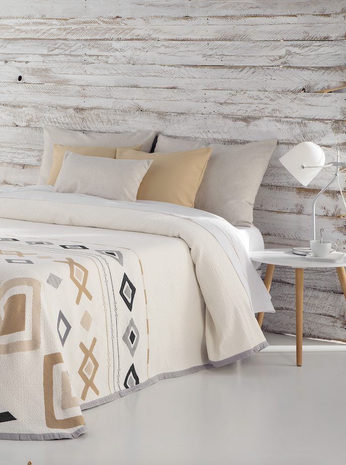 COLCHA CAPA MADI BEIGE - Imagen 2