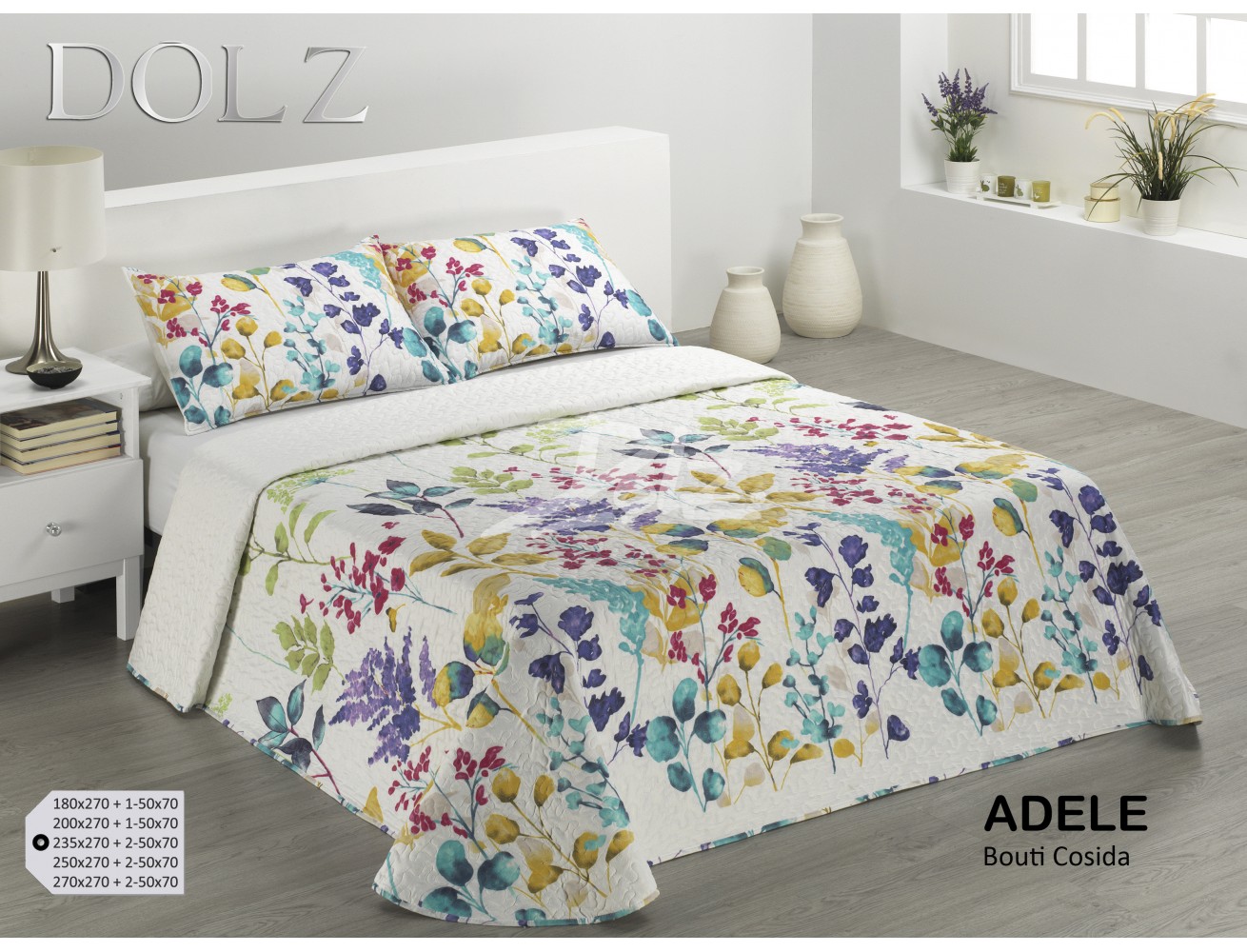 Colcha boutí reversible Adele
