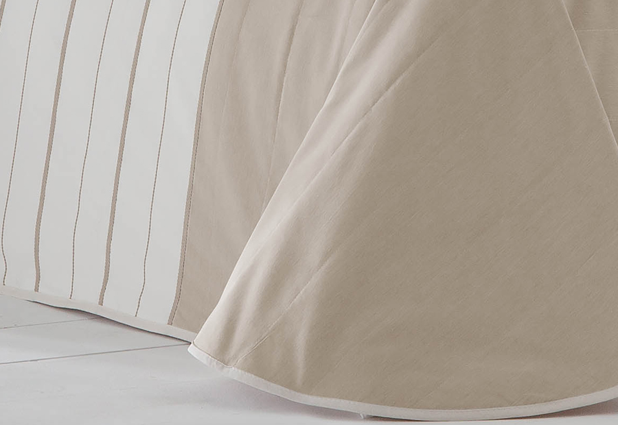 Colcha Bouti Jacquard FUNDECO NACIONAL Veneto beige - Image 3