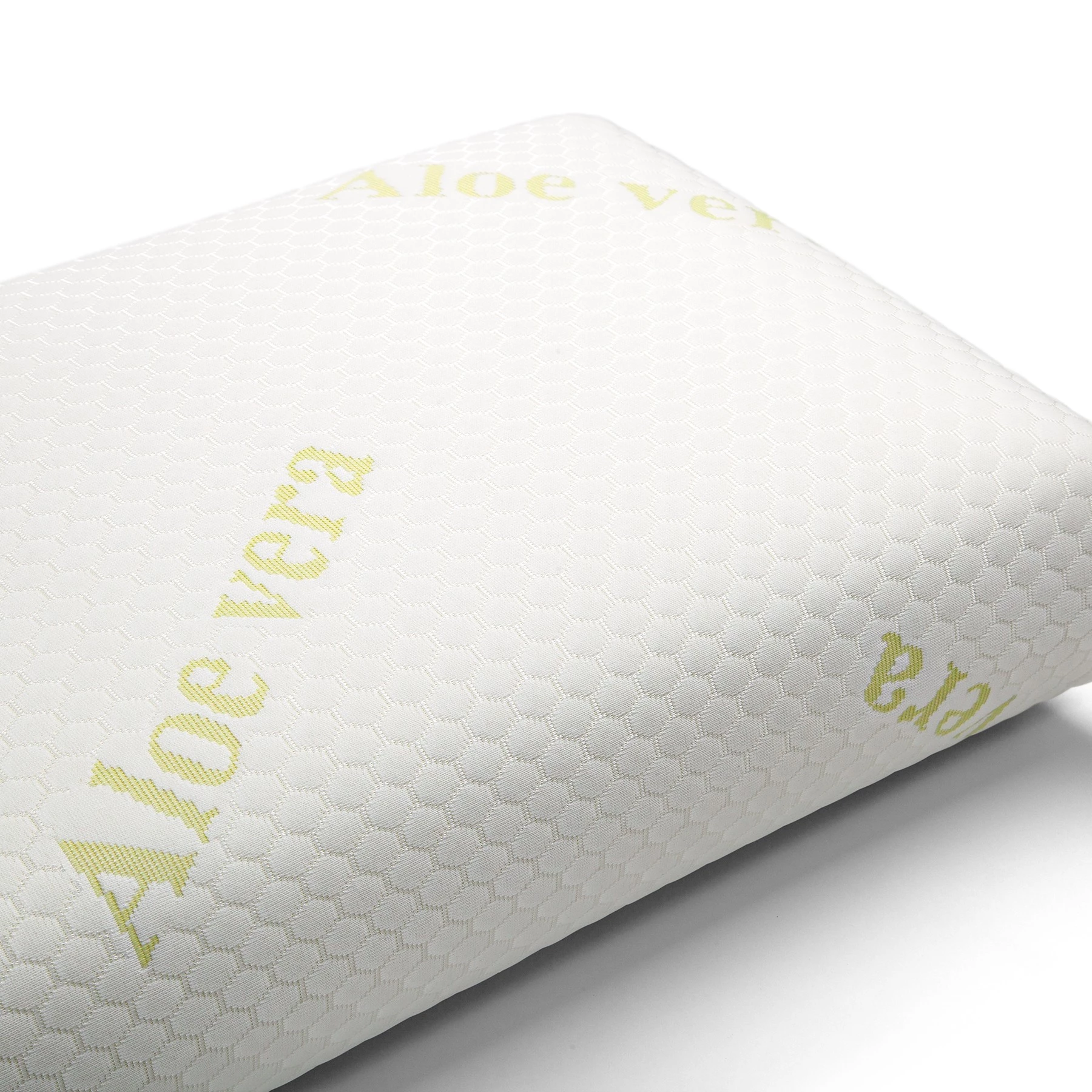 Almohada Viscoelástica con Funda de Aloe Vera | Ergonómica y Transpirable